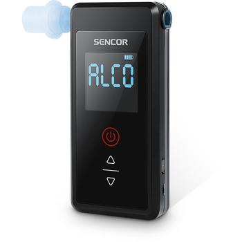 Alkohol tester SENCOR SCA BA50FC, černá (black)