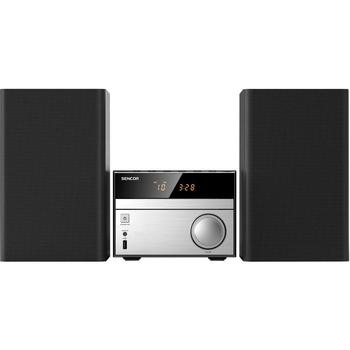 Mikrosystém SENCOR SMC 4300BR, černá/stříbrná (black/silver)