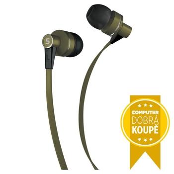 Sluchátka s mikrofonem SENCOR SEP 300, khaki (khaki)