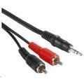 Obrázek k produktu: PREMIUMCORD audio 3,5mm Jack - 2x Cinch