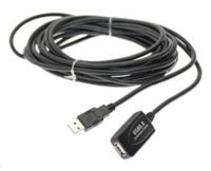 Obrázek k produktu: PREMIUMCORD USB 2.0 repeater a prodlužovací kabel A/ M-A/ F 5m, černá (black)