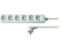 Obrázek k produktu: SOLIGHT Prodlužovací přívod 6z.3m, bílý (white)