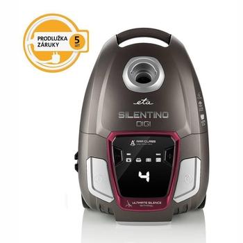 Sáčkový vysavač ETA Silentino Digi 2510 90000, červená/hnědá (red/brown)