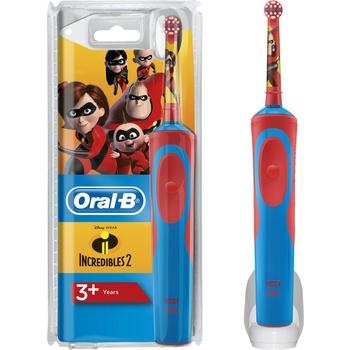 El. zubní kartáček Oral-B VITALITY KIDS INCREDIBLES 2, červená/modrá (red/blue)