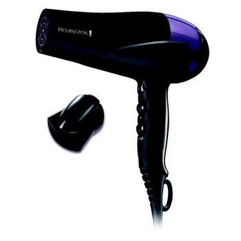 Fén REMINGTON D6090 Colour Protect, černý/fialový (black/purple)
