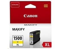 Obrázek k produktu: CANON BJ CARTRIDGE PGI-1500XL Y, žlutý (yellow)