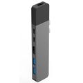HyperDrive NET Hub for USB-C pro MacBook Pro -Gray