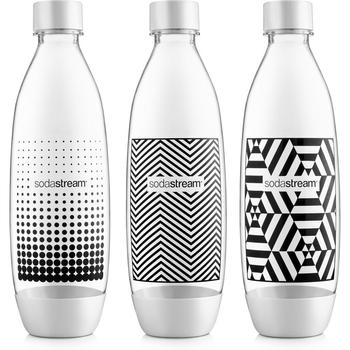 Náhradní láhve SODASTREAM Lahev TriPack 1l Fuse Black&White SODAS
