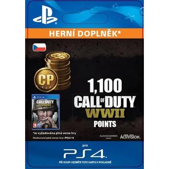 ESD CZ PS4 - 1,100 Call of Duty®: WWII Points (Av.22.11.2017)