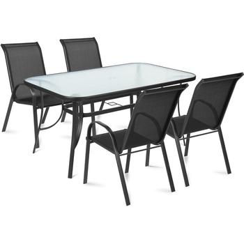 Sada zahradního nábytku Fieldmann SADA záhradního nábytku ELLA, černá (black)