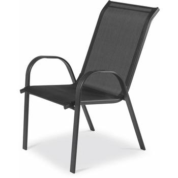 Zahradní židle Fieldmann FDZN 5010, černá (black)