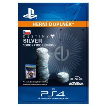 Herní doplněk SONY 1000 (+100 Bonus) Destiny 2 Silver - PS4 CZ ESD