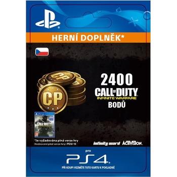 Herní doplněk SONY 2,400 Call of Duty®: Infinite Warfare Points - PS4 CZ ESD
