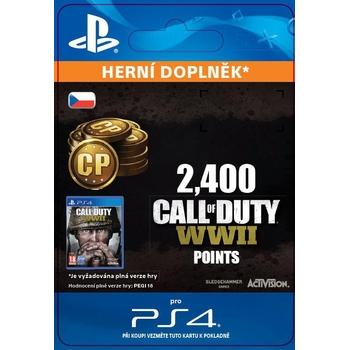 ESD CZ PS4 - 2,400 Call of Duty®: WWII Points (Av.22.11.2017)