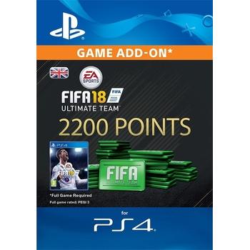 Herní doplněk SONY 2200 FIFA 18 Points Pack - PS4 CZ ESD