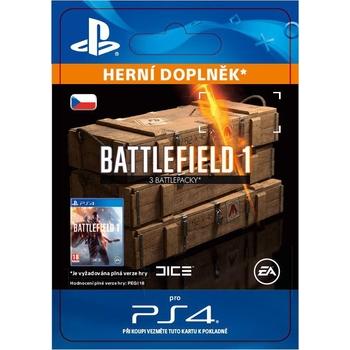 Herní doplněk SONY Battlefield 1 Battlepacks x 3 - PS4 CZ ESD