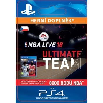 Herní doplněk SONY EA SPORTS™ NBA LIVE 18 ULTIMATE TEAM™ - 8900 NBA POINTS - PS4 CZ ESD