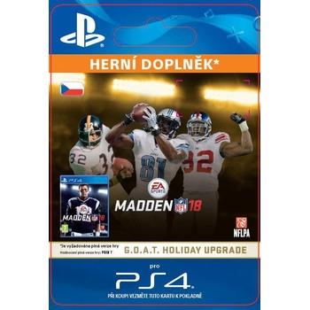 ESD CZ PS4 - MADDEN NFL 18: G.O.A.T. Holiday Upgrade