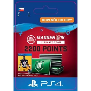ESD CZ PS4 - Madden NFL 19 Ultimate Team 2200 Points Pack