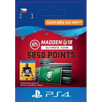 ESD CZ PS4 - Madden NFL 19 Ultimate Team 5850 Points Pack