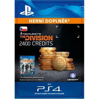 ESD CZ PS4 - Tom Clancy's The Division - 2400 Premium Credits Pack