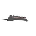 Hybridní mechanická klávesnice Genesis Thor 200 RGB, CZ/SK layout, 6-zónové podsvícení RGB, HUB