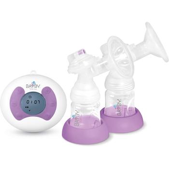 Elektrická odsávačka mléka Bayby BBP 1020, bílá/fialová (white/violet)