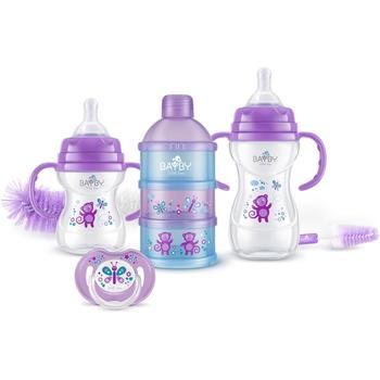 Dárková sada 6m + Bayby BGS 6202 Dárková sada 6m+, fialová (purple)