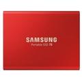 Samsung Externí SSD disk - 500 GB - červený