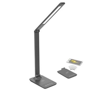 LED  stmívatelná lampička s bezdrátovým nabíjením SOLIGHT WO55-G, šedá (antracit)