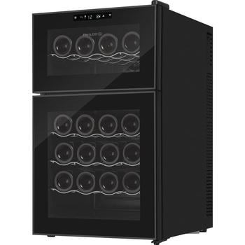 Dvouzónová vinotéka PHILCO PW 24 FD, černá (black)
