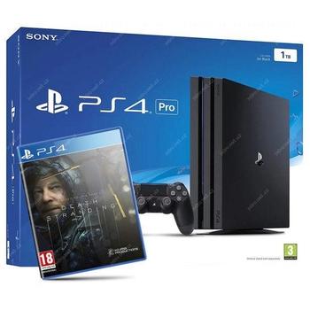 PS4 - Playstation 4 Pro černý 1TB Gamma chassis + Death Stranding, 8.11.2019