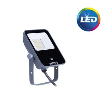 PHILIPS LED reflektor 10W plochý šedočerný 1050lm, 4000K s pohyb.čidlem+dálkové ovládání