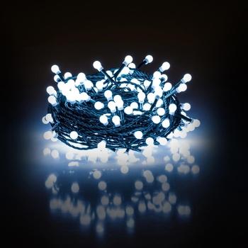 Vánoční řetěz 100 LED RETLUX RXL 219 kulič. 100LED 10+5m CW TM