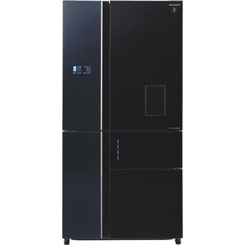 Chladnička kombinovaná SHARP SJ WX830FBK, černá (black)