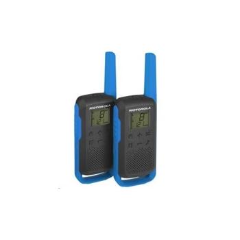 Motorola vysílačka TLKR T62 (2 ks, dosah až 8 km), modrá