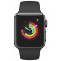 Chytré hodinky Apple Watch Series 3 GPS 38mm pouzdro z vesmírně šedého hliníku - černý sportovní řem