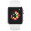 Chytré hodinky Apple Watch Series 3 GPS 42mm pouzdro ze stříbrného hliníku - bílý sportovní řemínek