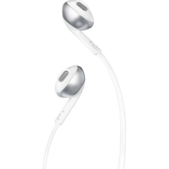 Sluchátka JBL T205, bílá/chrom