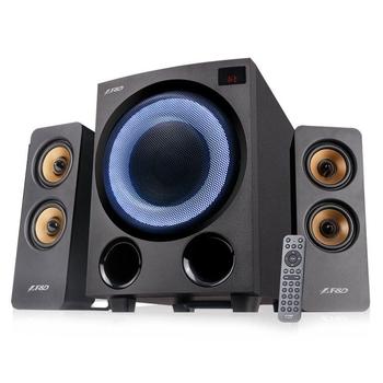 FENDA F&D repro F770X/ 2.1/ 76W/ černé s RGB/ BT5.0/ FM rádio/ USB přehrávání/ optický vstup/ dálkov