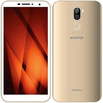 Mobilní telefon Aligator S5710 - zlatý