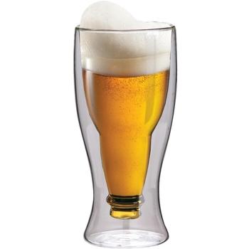 Termo sklenice MAXXO BEER 350 ML, čirá