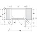 Chladnička amer. Gorenje NRS9183MB, NoFrost