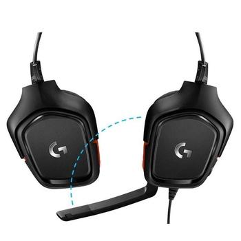 Headset Logitech Gaming G332 - černý/červený