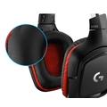 Headset Logitech Gaming G332 - černý/červený