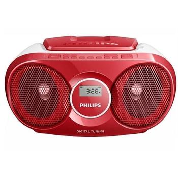 Rádiopřijímač PHILIPS AZ215R, červená (red)