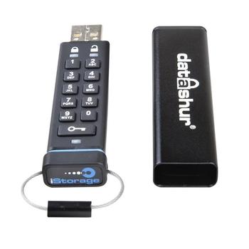 Flashdisk šifrovaný ISTORAGE datAshur 256-bit 16GB, černý (black)