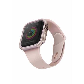 Hliníkové pouzdro UNIQ Valencia pro Apple Watch série 4/5 (44 mm), růžový (pink)