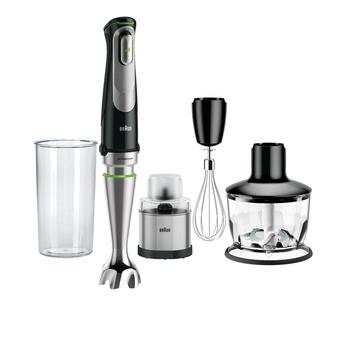 Tyčový mixér BRAUN MQ9038 SPICE, černá/stříbrná (black/silver)