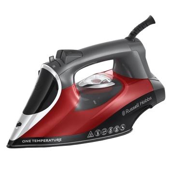 Žehlička napařovací RUSSELL HOBBS 25090-56, černá/červená (black/red)
